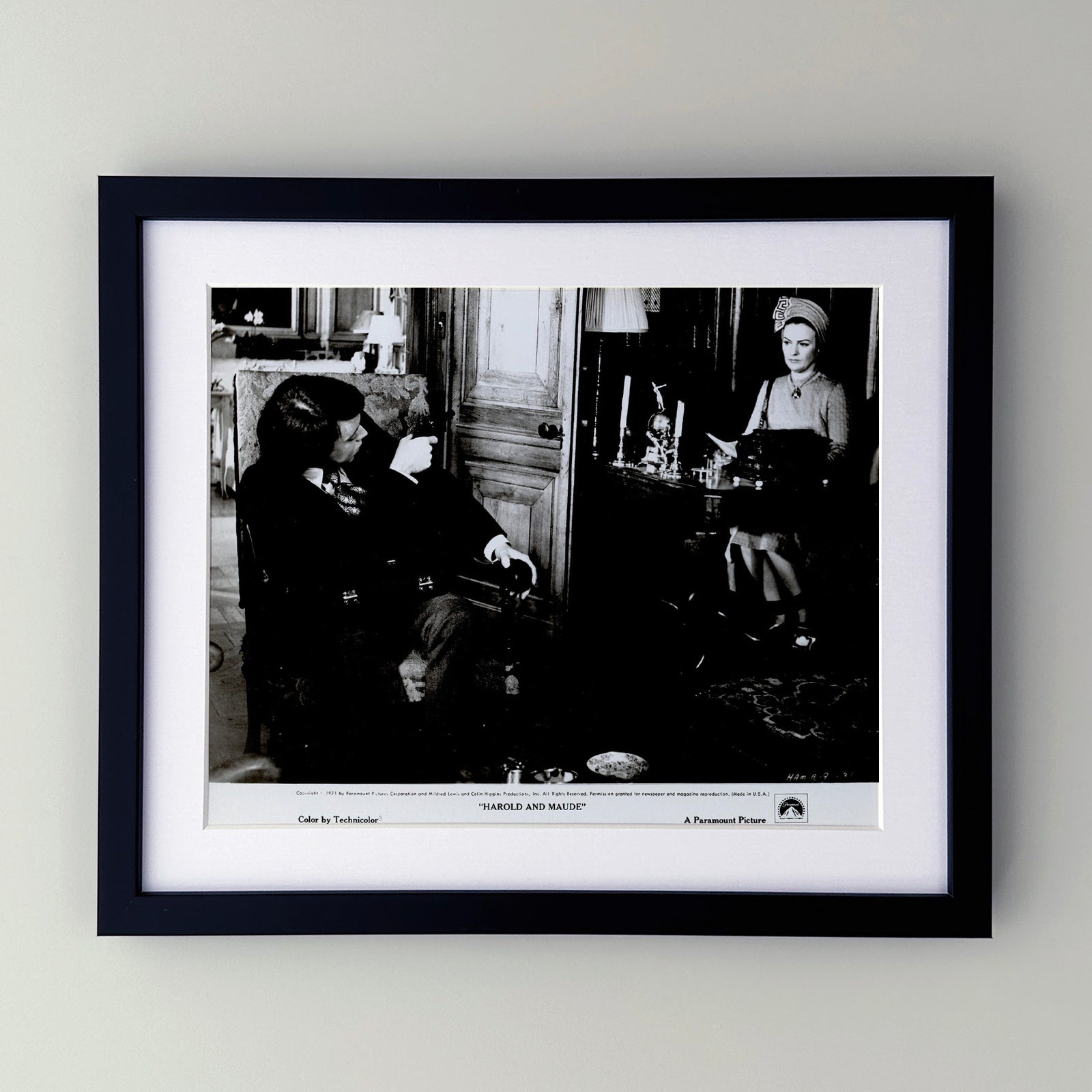Harold and Maude 1971 Film Movie Press Publicity Still Framed
