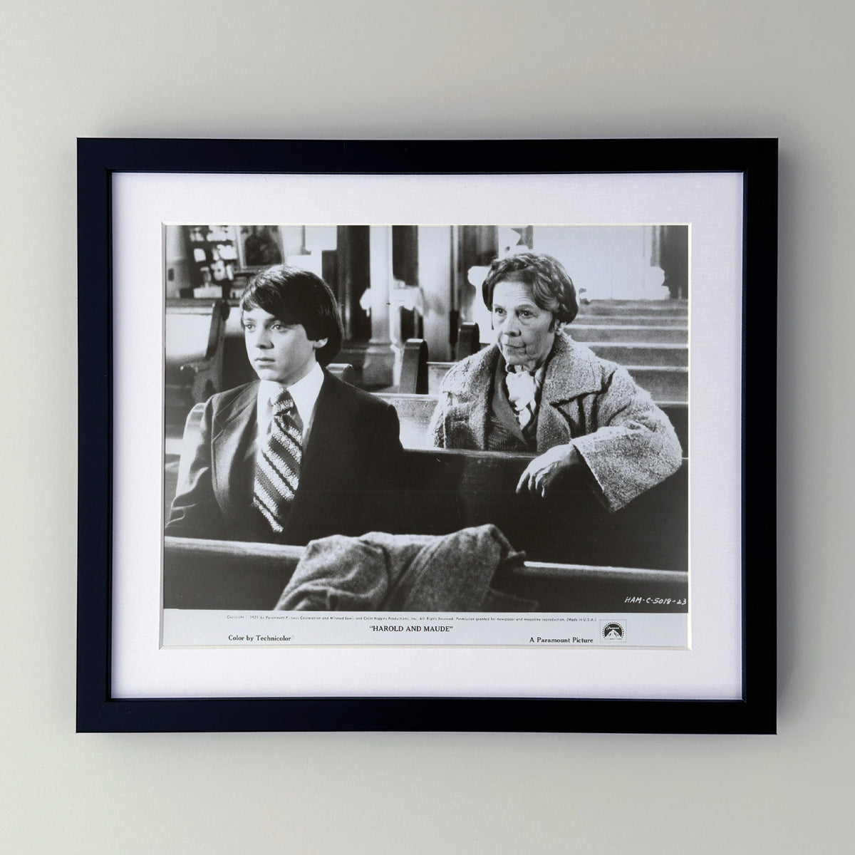 Harold and Maude 1971 Film Movie Press Publicity Still Framed