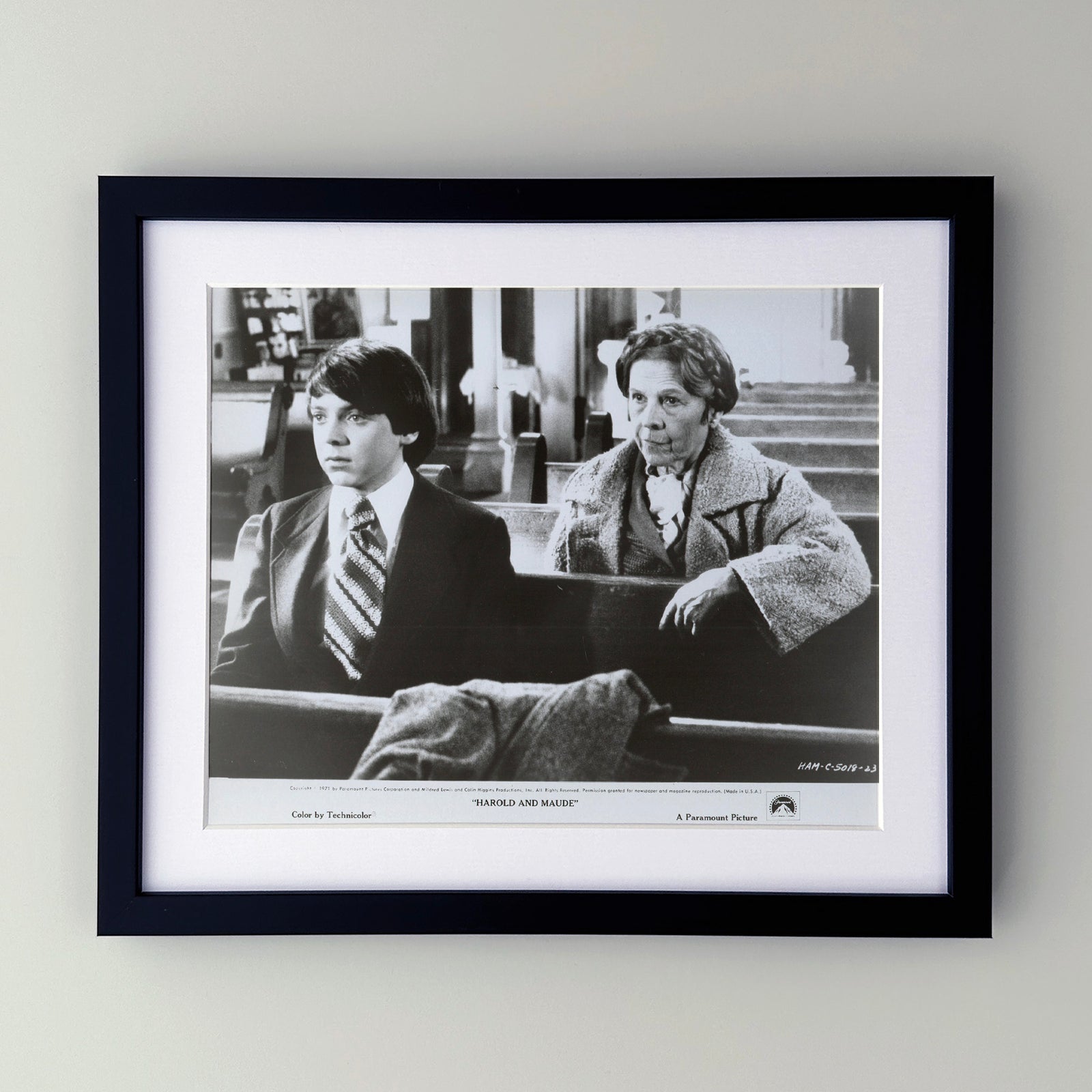 Harold and Maude 1971 Film Movie Press Publicity Still Framed
