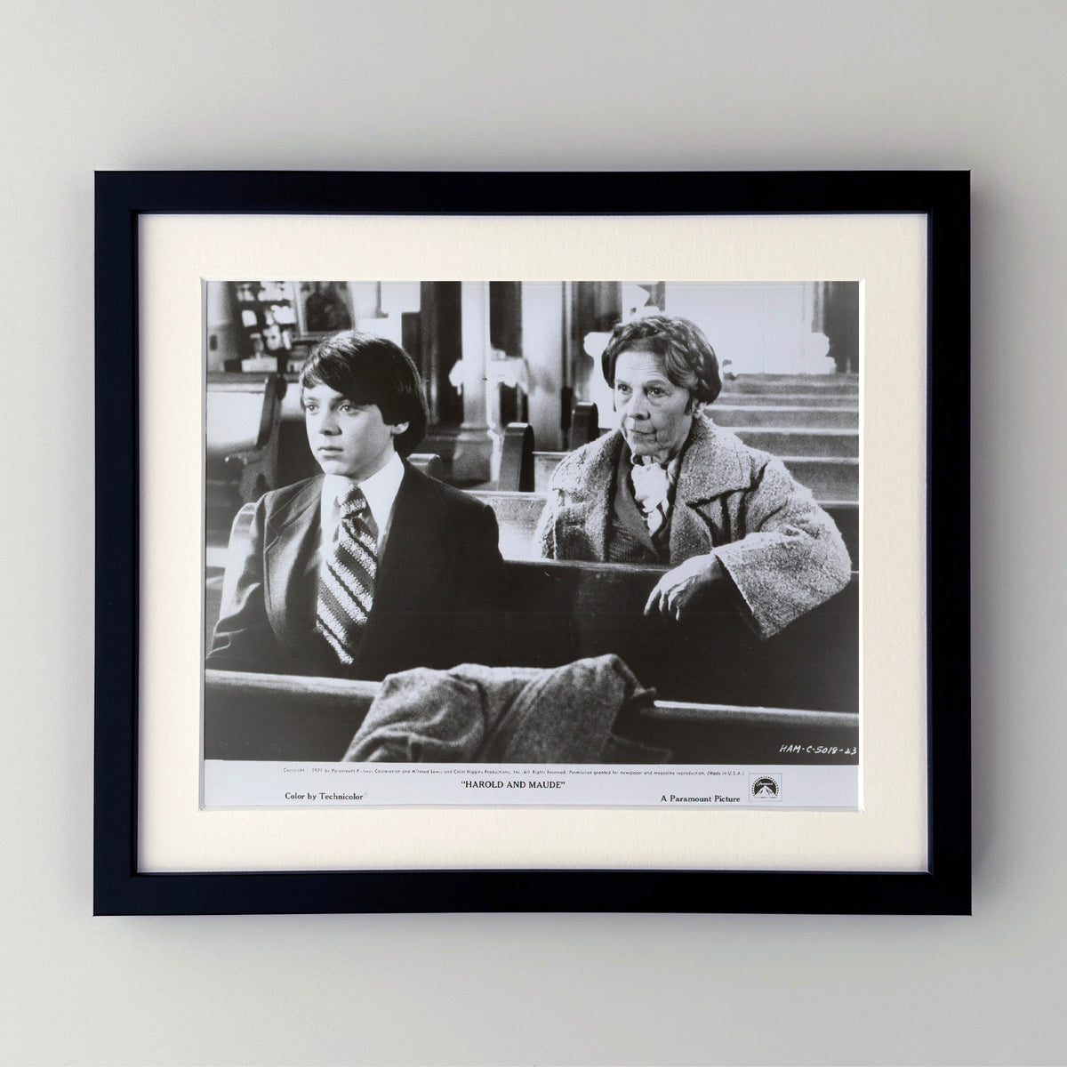 Harold and Maude 1971 Film Movie Press Publicity Still Framed