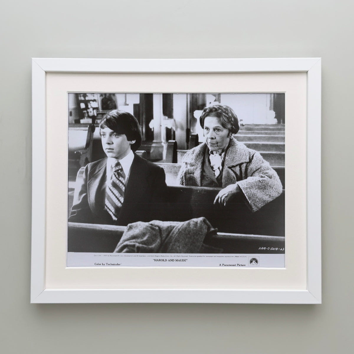 Harold and Maude 1971 Film Movie Press Publicity Still Framed