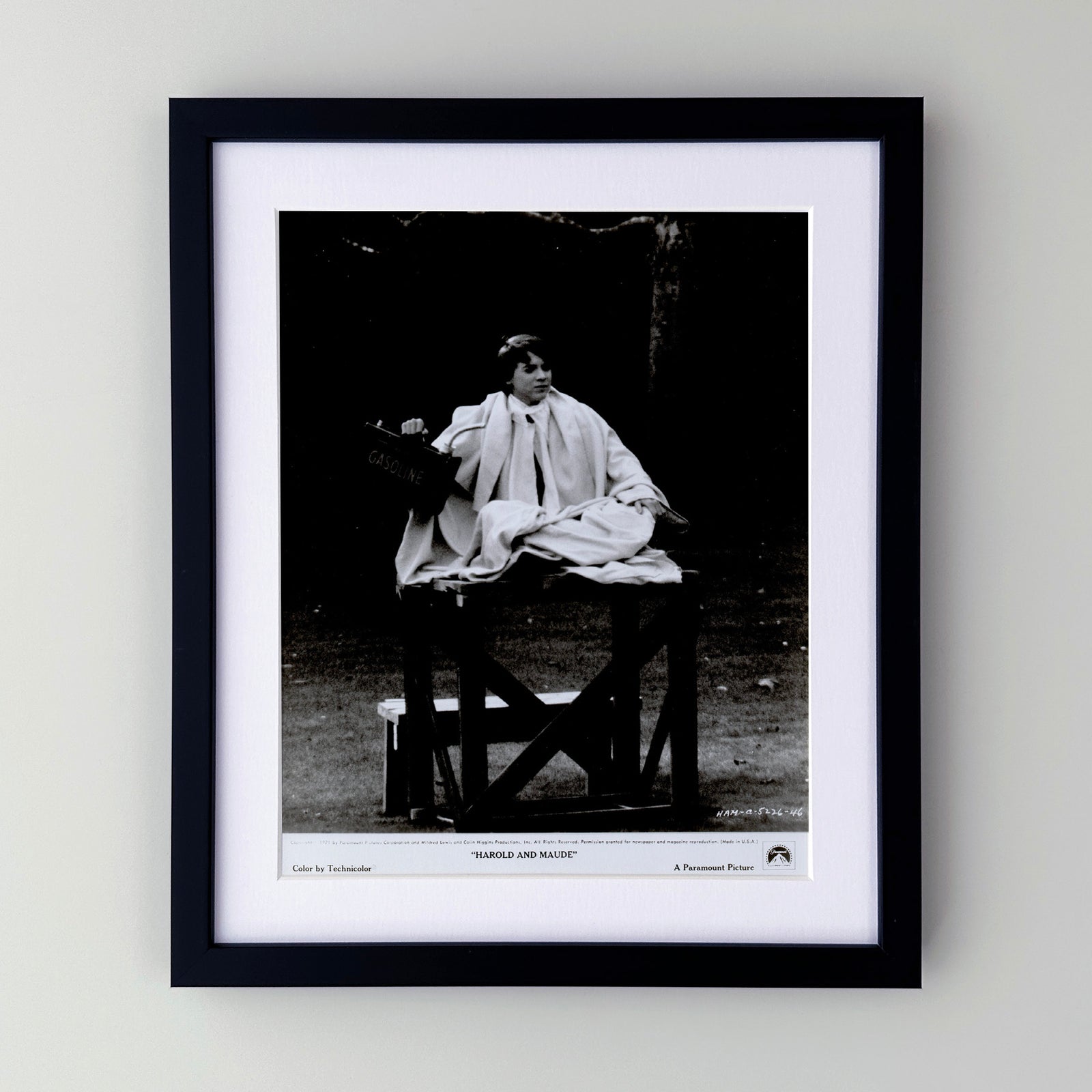 Harold and Maude 1971 Film Movie Press Publicity Still Framed