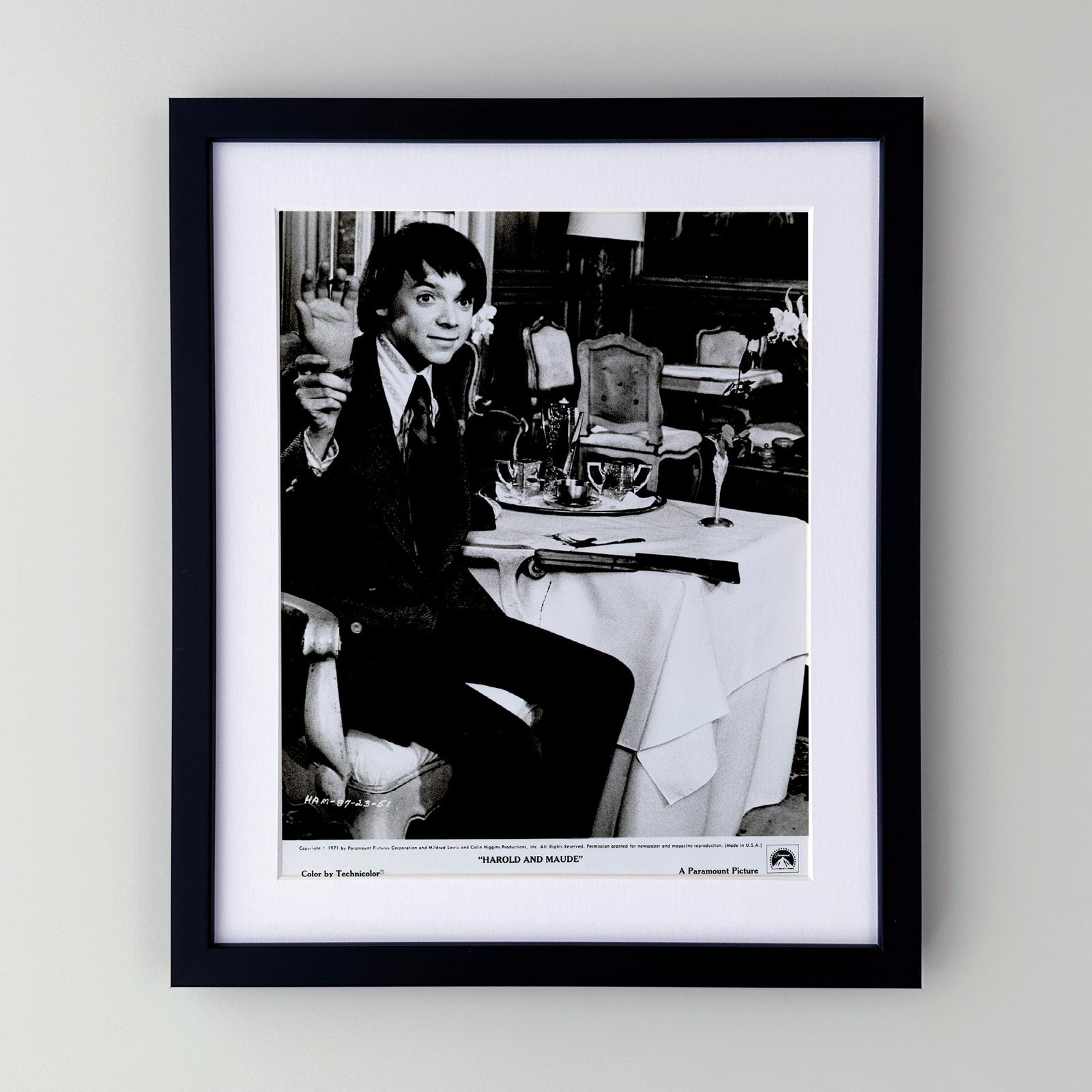 Harold and Maude 1971 Film Movie Press Publicity Still Framed