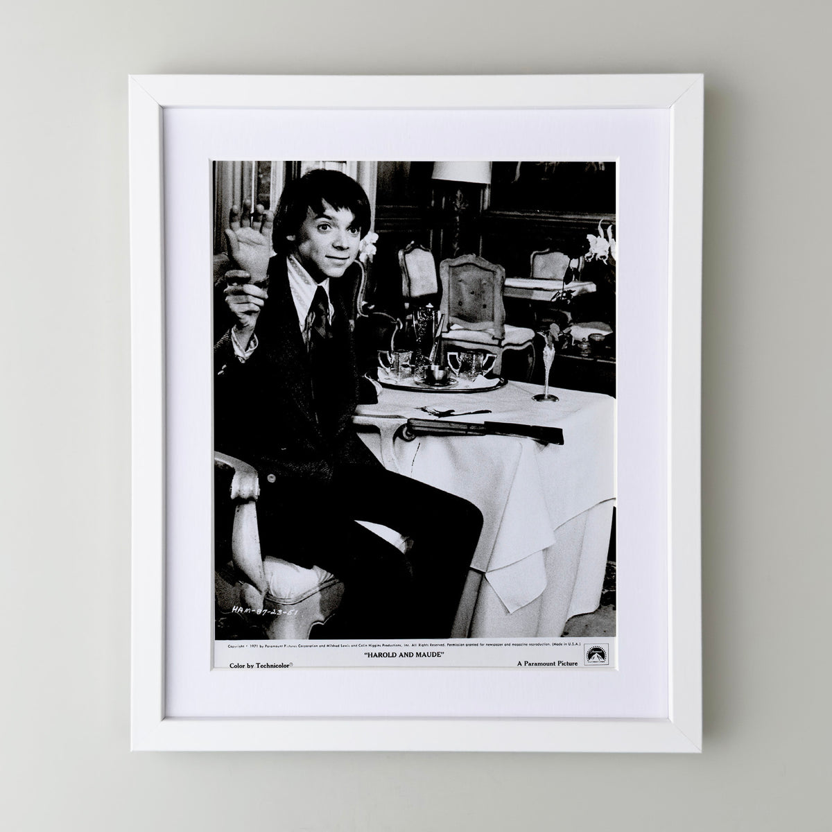 Harold and Maude 1971 Film Movie Press Publicity Still Framed