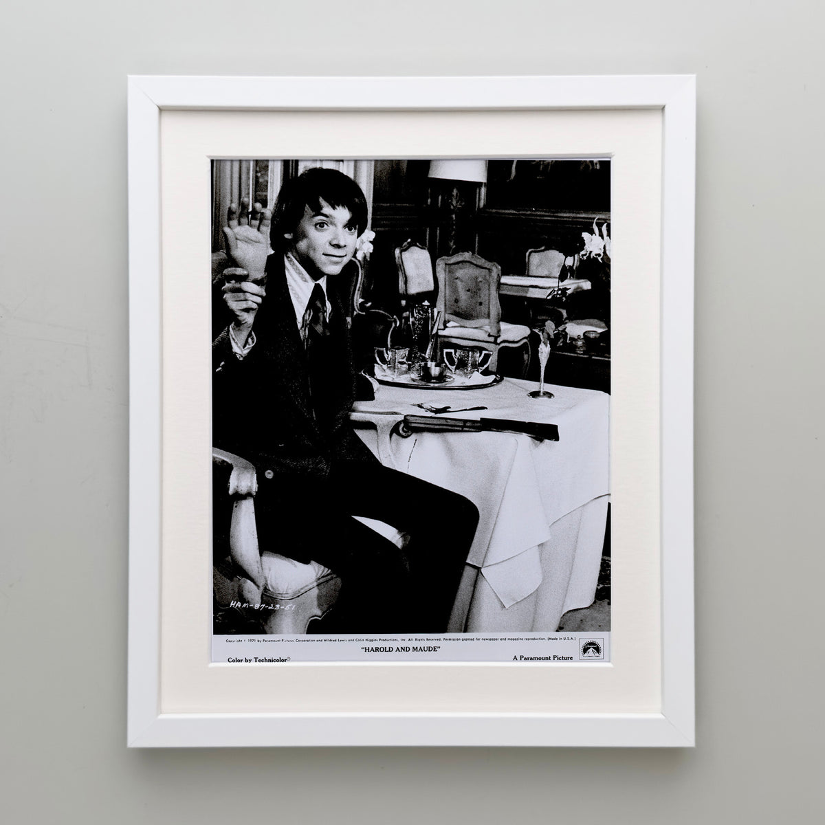 Harold and Maude 1971 Film Movie Press Publicity Still Framed