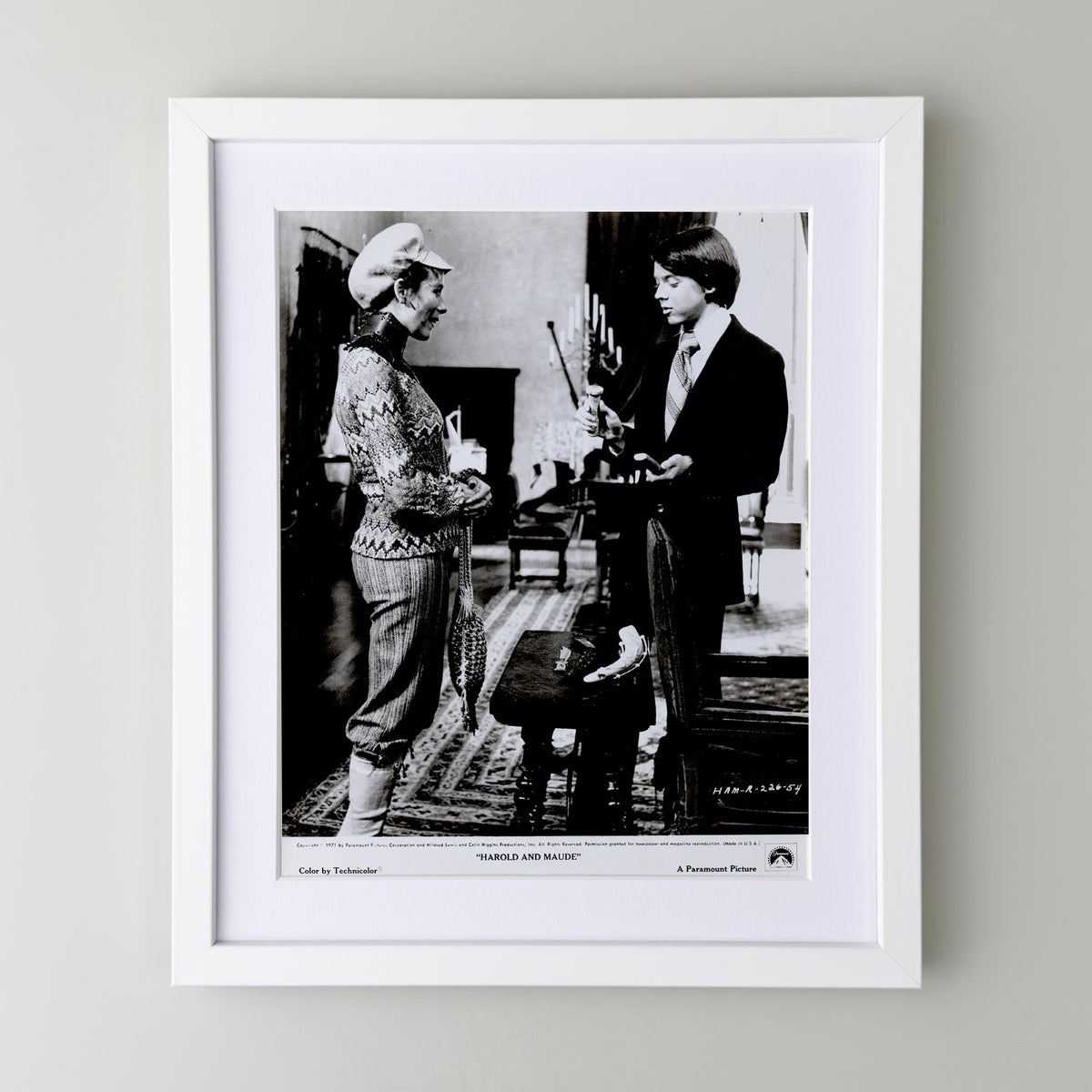 Harold and Maude 1971 Film Movie Press Publicity Still Framed