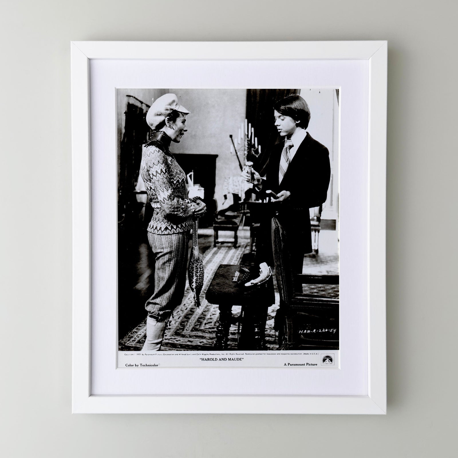 Harold and Maude 1971 Film Movie Press Publicity Still Framed