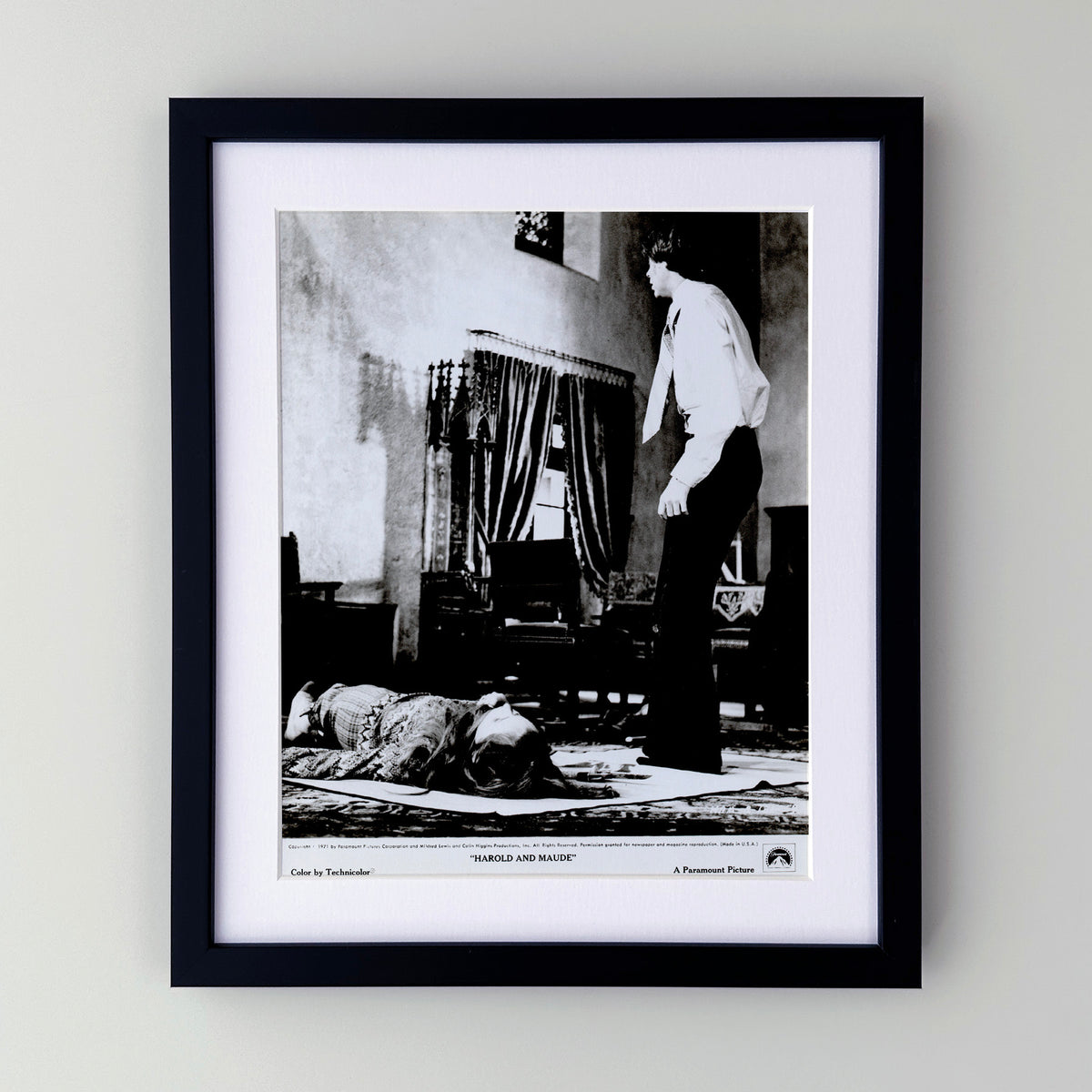 Harold and Maude 1971 Film Movie Press Publicity Still Framed