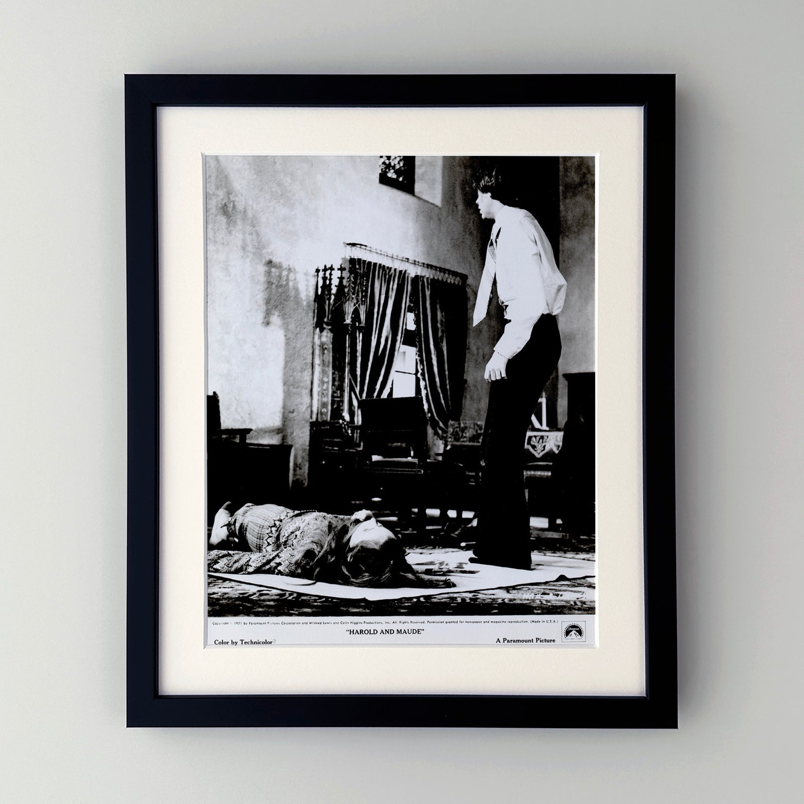 Harold and Maude 1971 Film Movie Press Publicity Still Framed