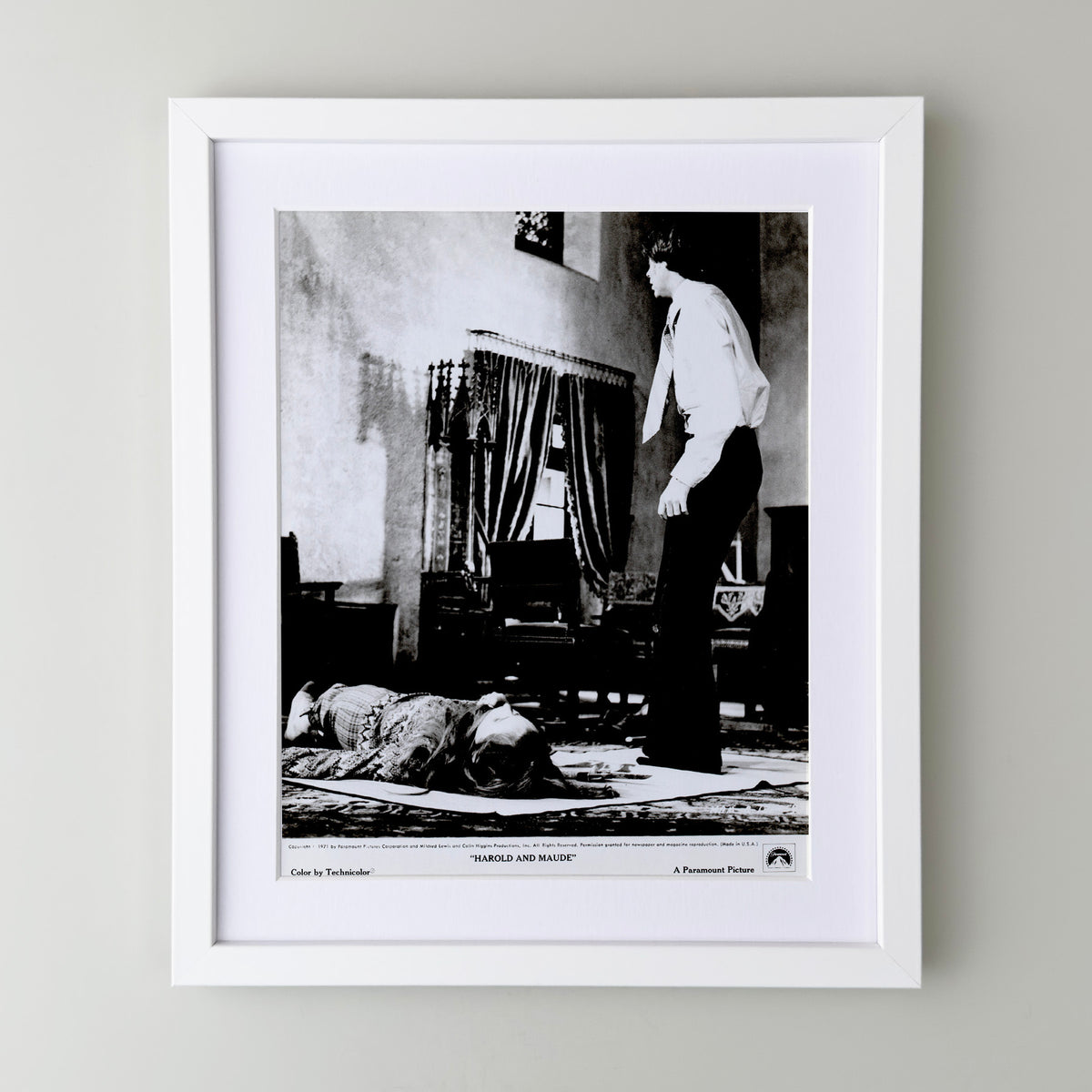 Harold and Maude 1971 Film Movie Press Publicity Still Framed