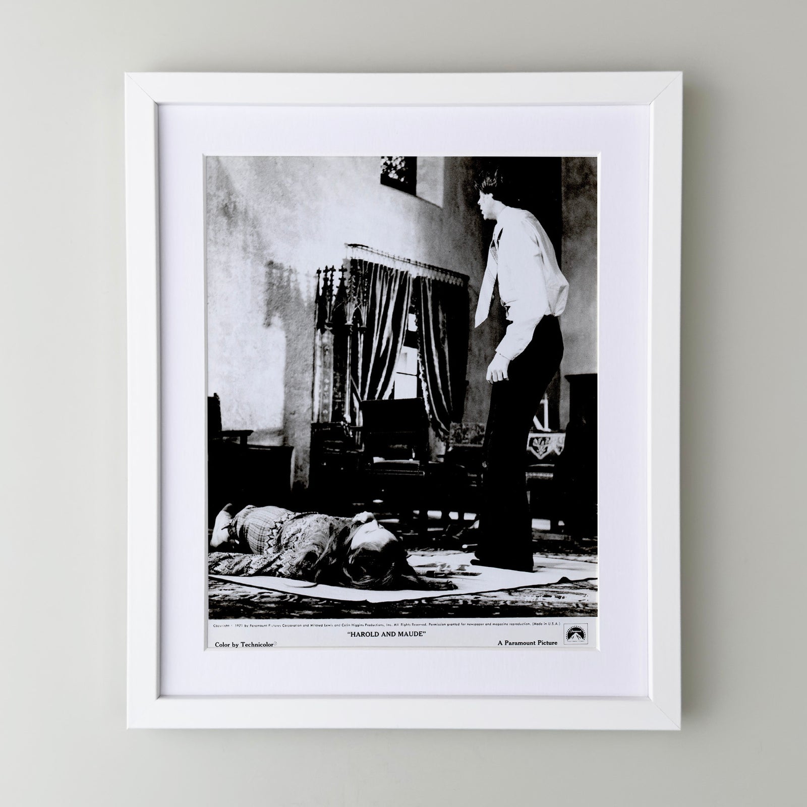 Harold and Maude 1971 Film Movie Press Publicity Still Framed