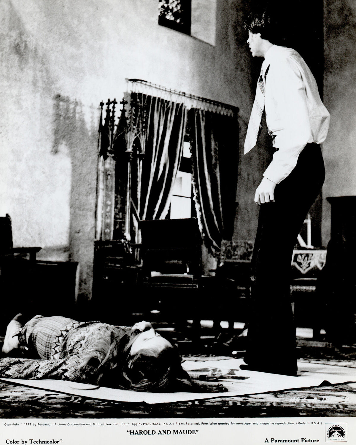 Harold and Maude 1971 Film Movie Press Publicity Still Framed