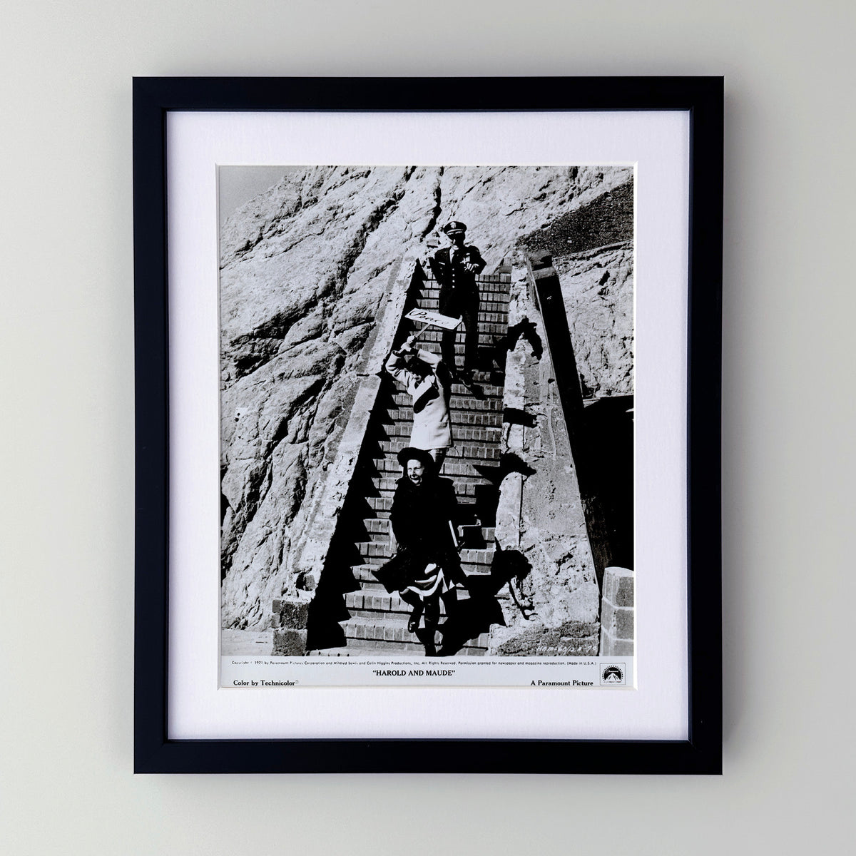 Harold and Maude 1971 Film Movie Press Publicity Still Framed