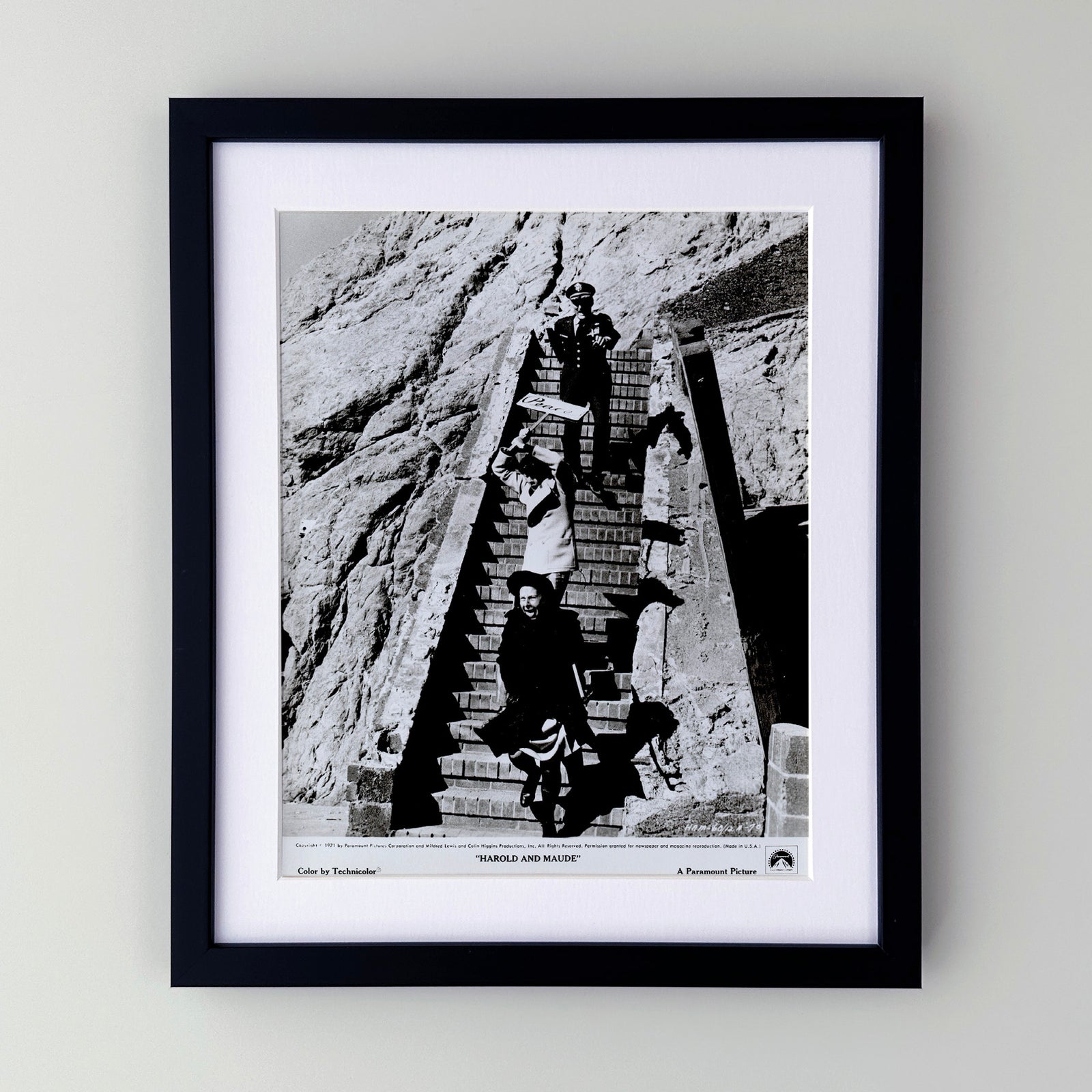 Harold and Maude 1971 Film Movie Press Publicity Still Framed