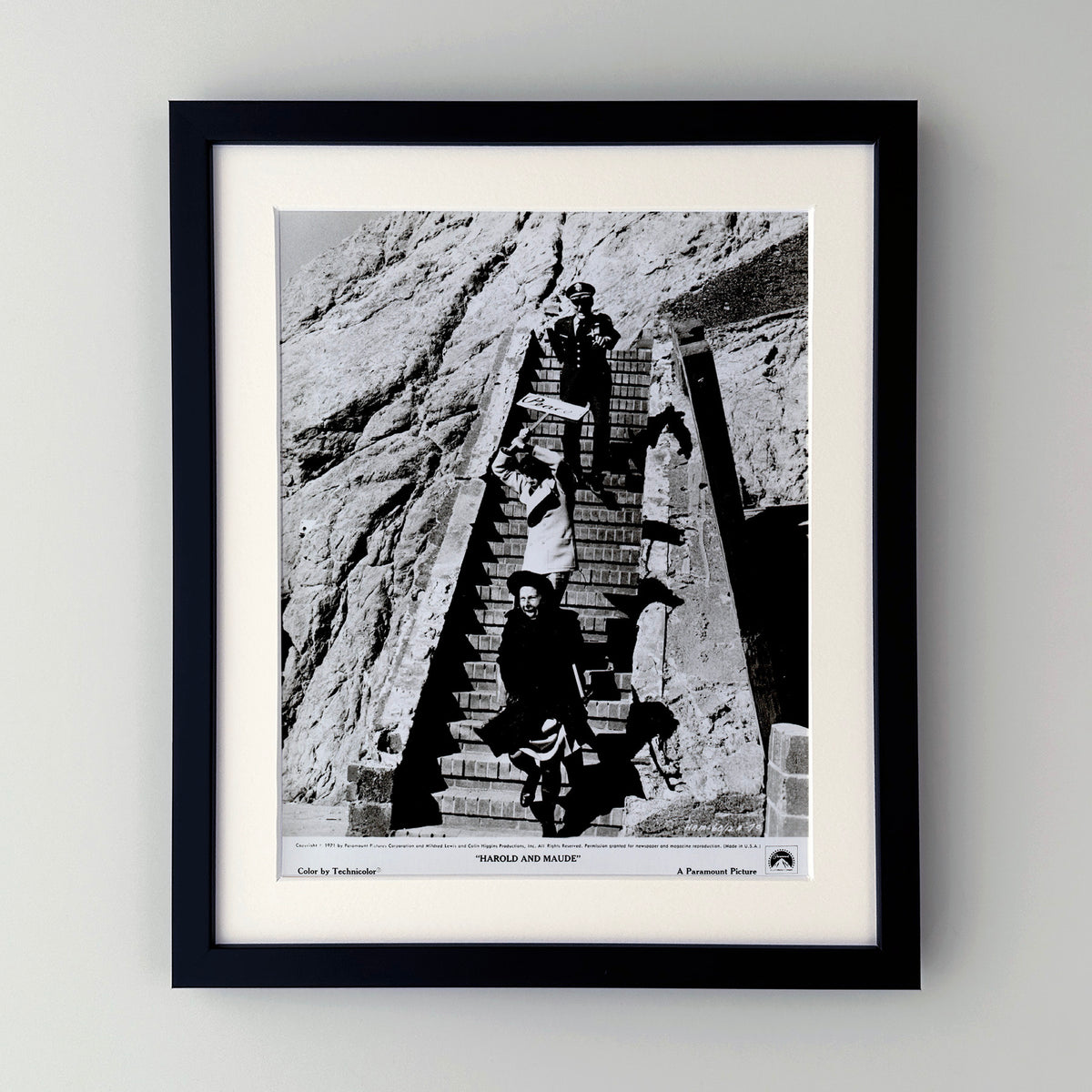 Harold and Maude 1971 Film Movie Press Publicity Still Framed