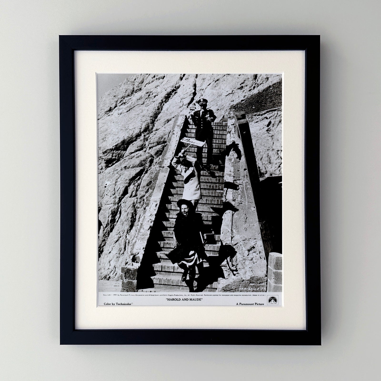 Harold and Maude 1971 Film Movie Press Publicity Still Framed
