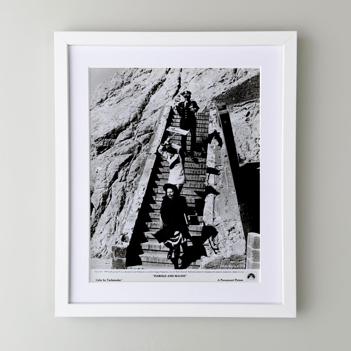 Harold and Maude 1971 Film Movie Press Publicity Still Framed