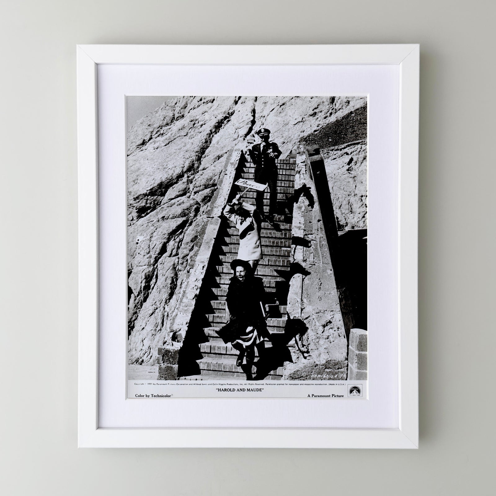 Harold and Maude 1971 Film Movie Press Publicity Still Framed