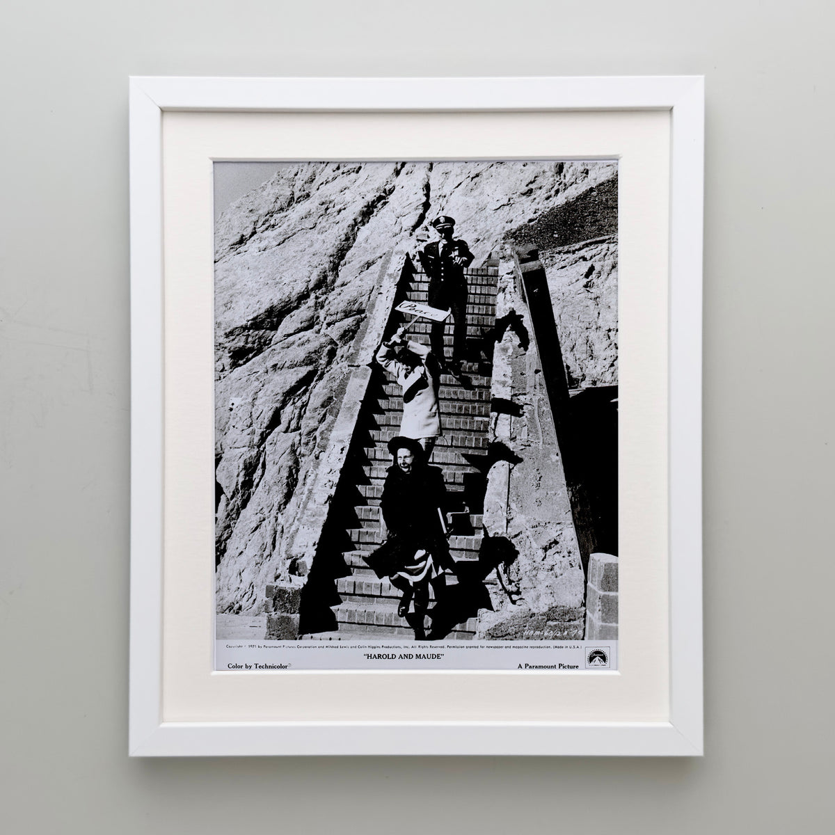 Harold and Maude 1971 Film Movie Press Publicity Still Framed