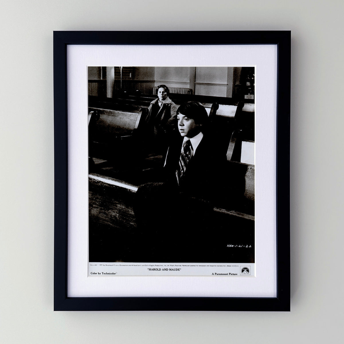 Harold and Maude 1971 Film Movie Press Publicity Still Framed