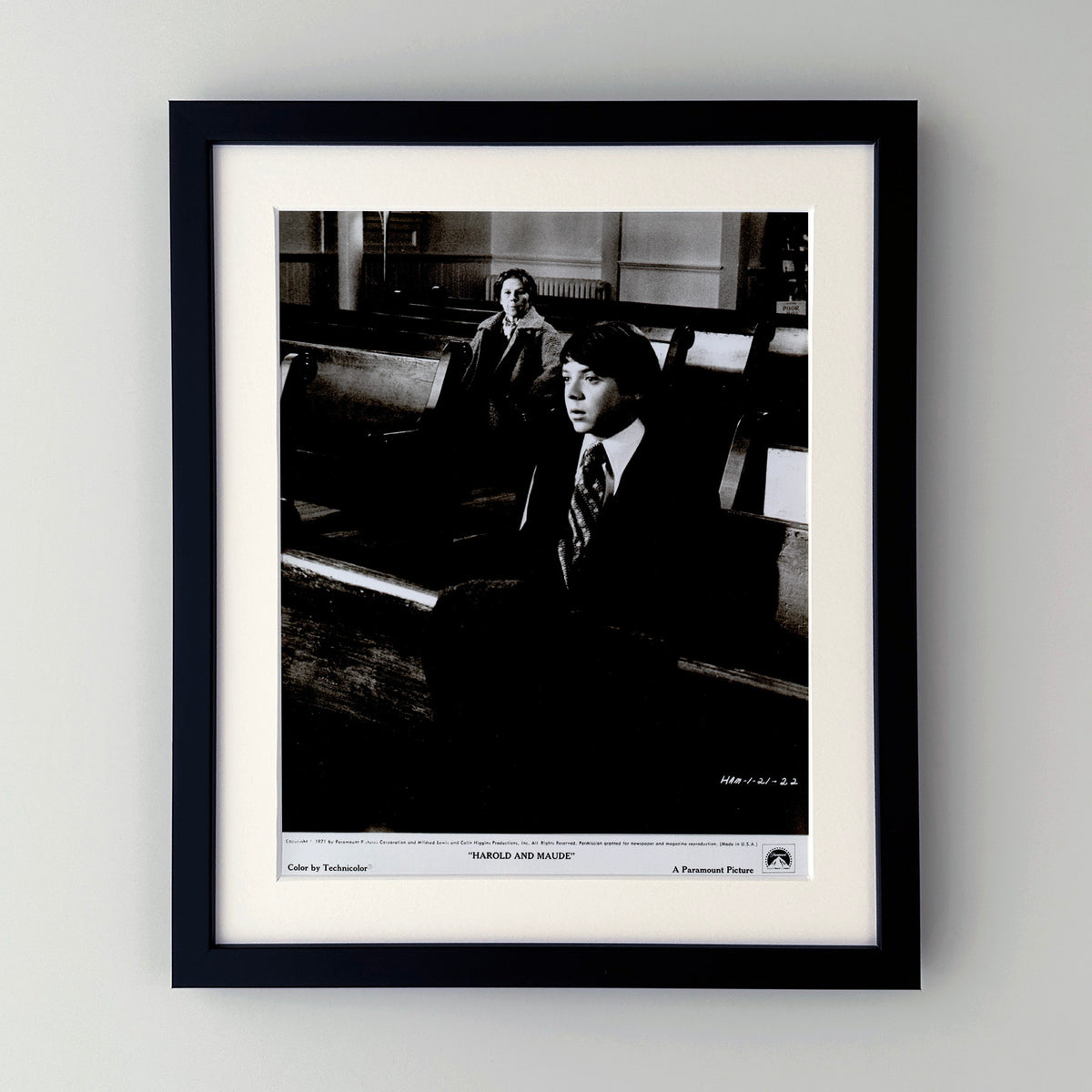 Harold and Maude 1971 Film Movie Press Publicity Still Framed