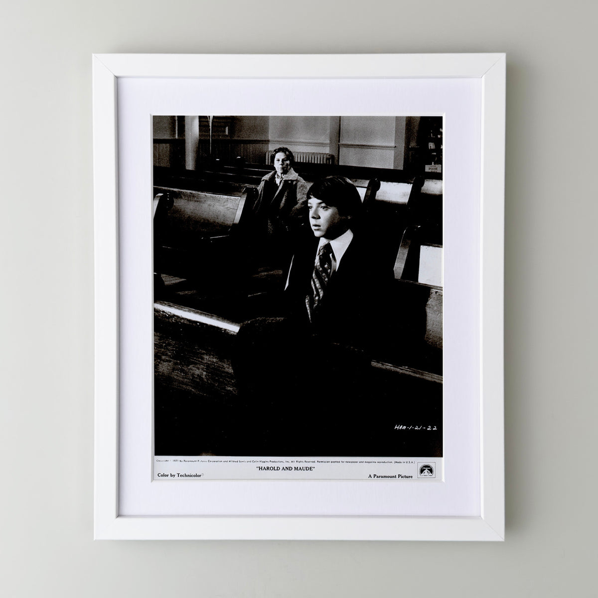 Harold and Maude 1971 Film Movie Press Publicity Still Framed