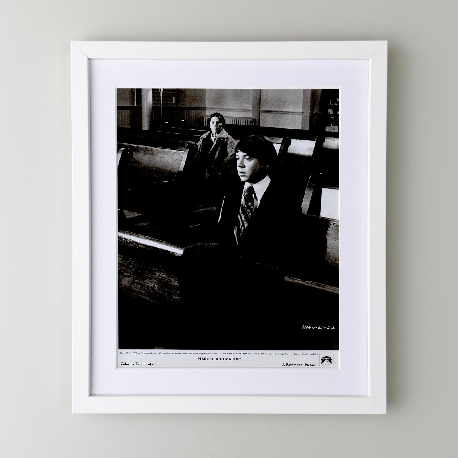 Harold and Maude 1971 Film Movie Press Publicity Still Framed