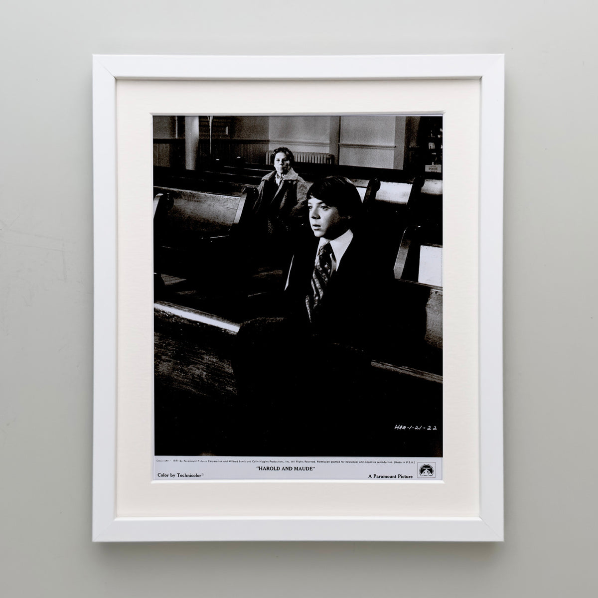 Harold and Maude 1971 Film Movie Press Publicity Still Framed