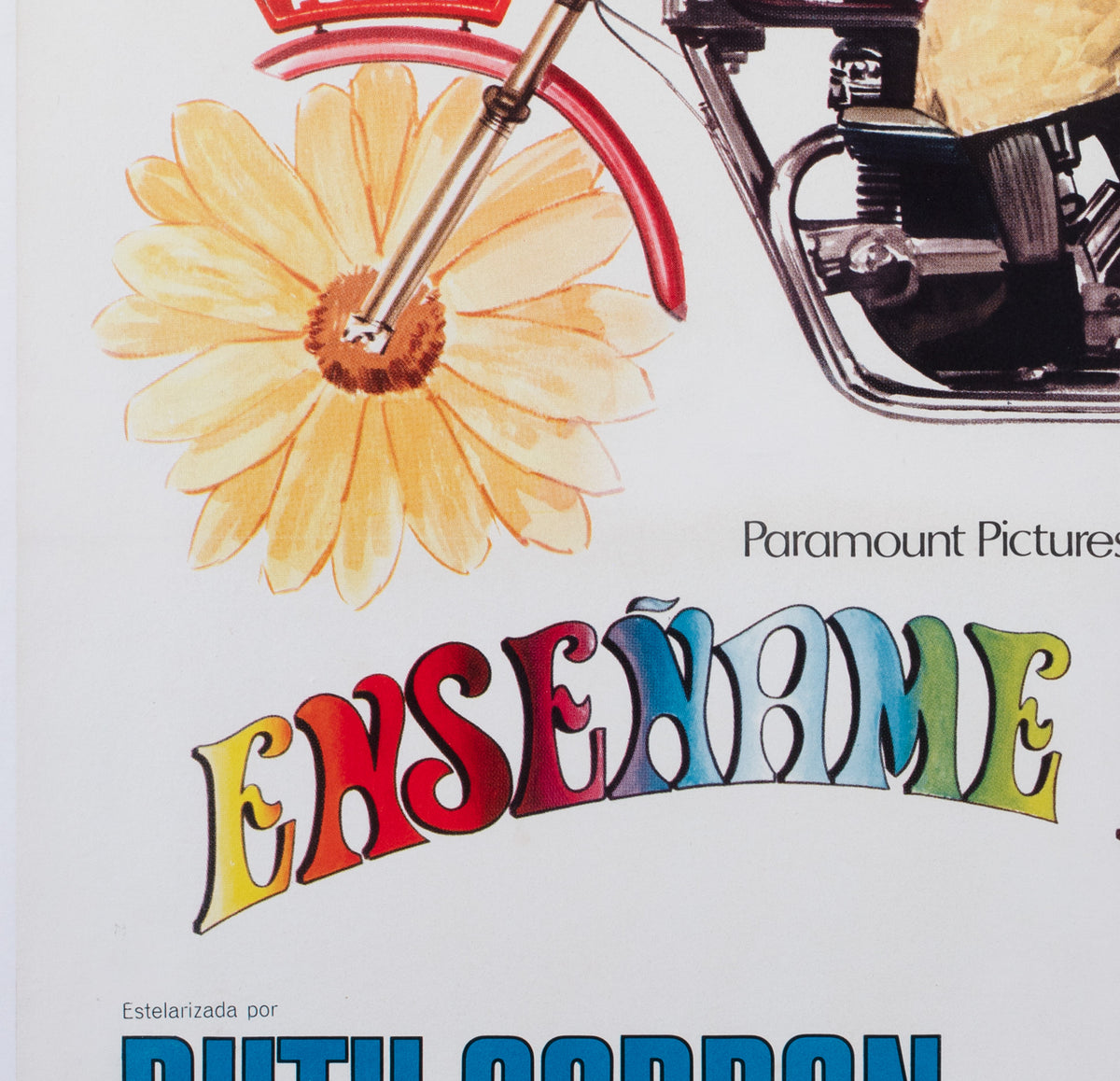 Harold and Maude 1972 Argentinian 1 Sheet Film Movie  Poster - detail