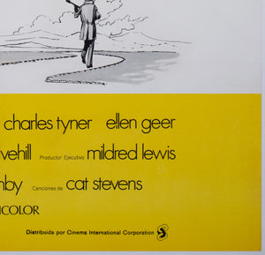 Harold and Maude 1972 Argentinian 1 Sheet Film Movie  Poster - detail