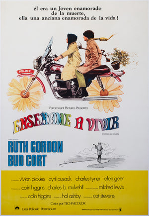 Harold and Maude 1972 Argentinian 1 Sheet Film Movie  Poster