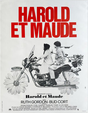 Harold and Maude 1971 French Grande Film Movie Poster