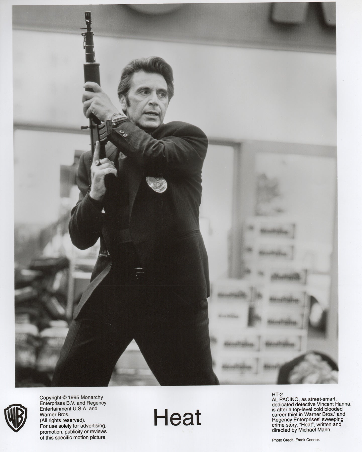 Heat 1995 Film Movie Press Publicity Still Framed