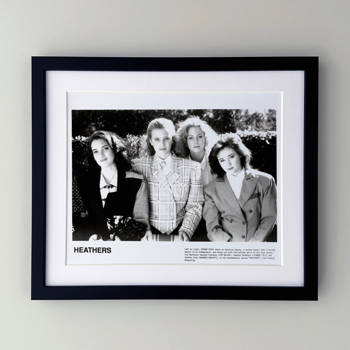 Heathers 1989 Publicity Film Movie Press Still Framed