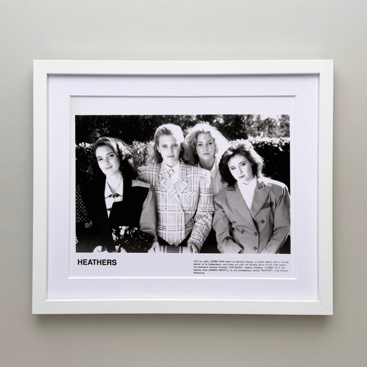 Heathers 1989 Publicity Film Movie Press Still Framed