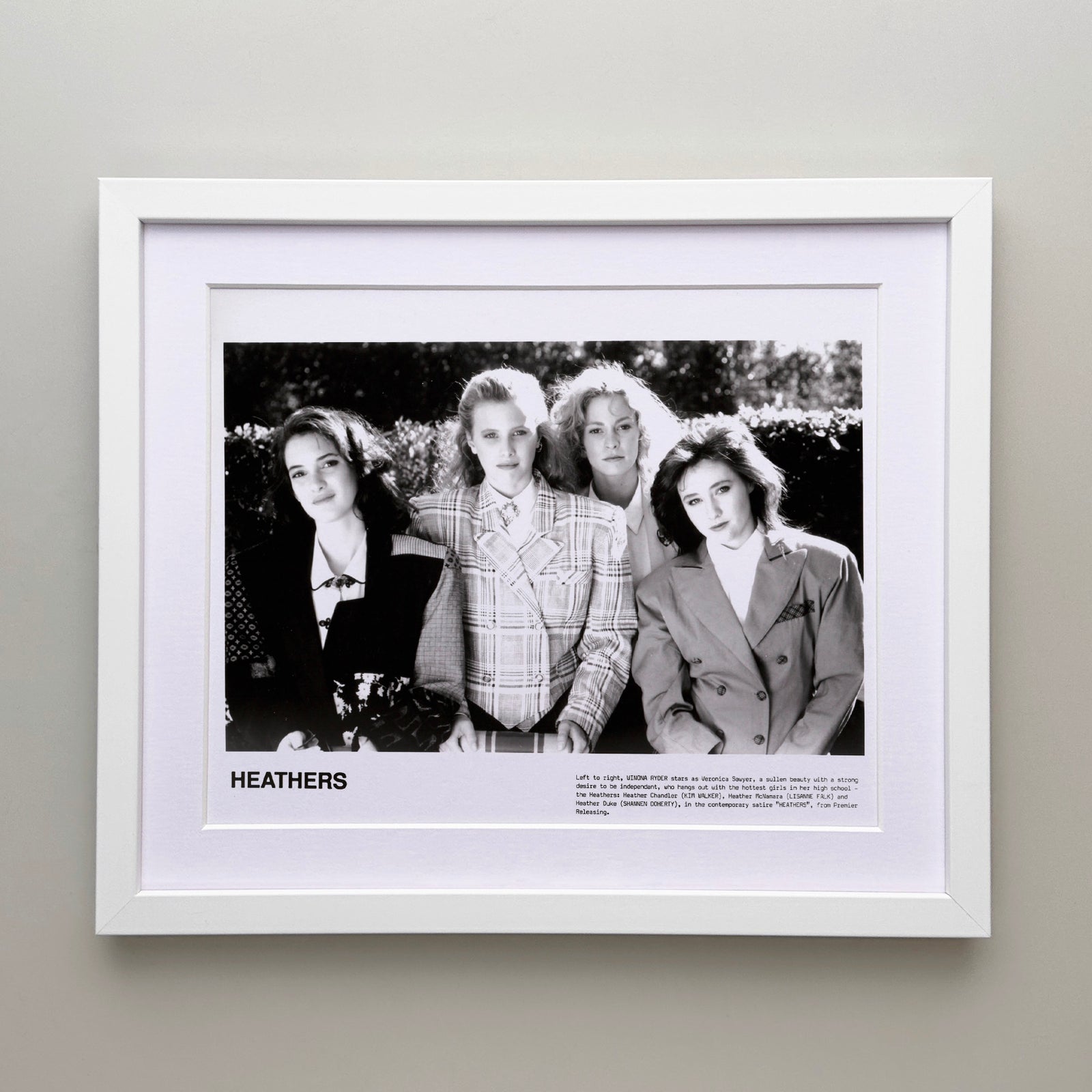 Heathers 1989 Publicity Film Movie Press Still Framed