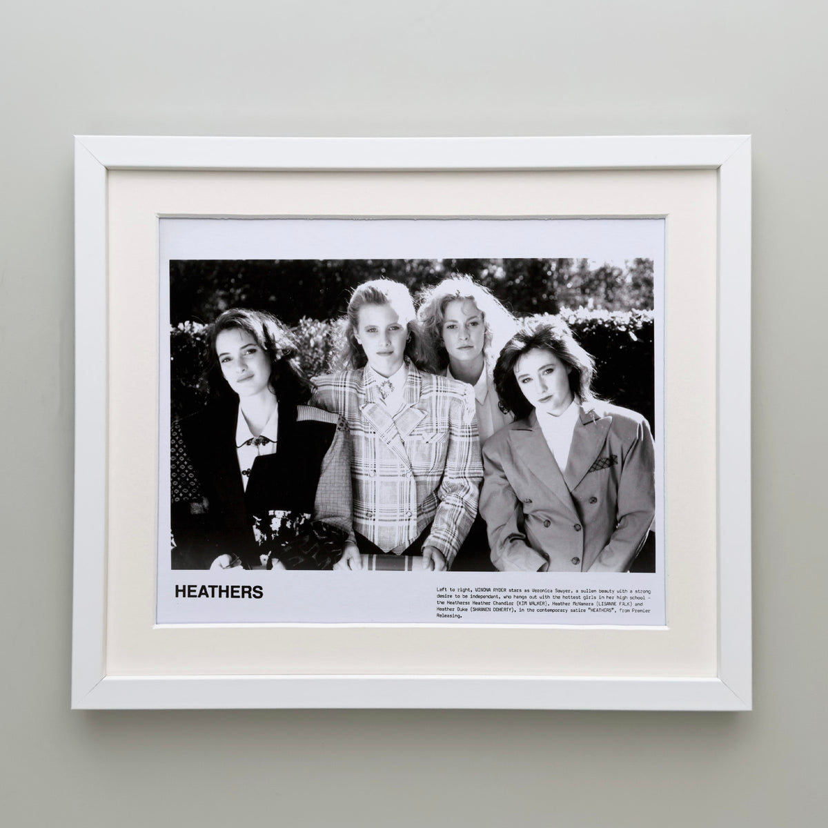 Heathers 1989 Publicity Film Movie Press Still Framed