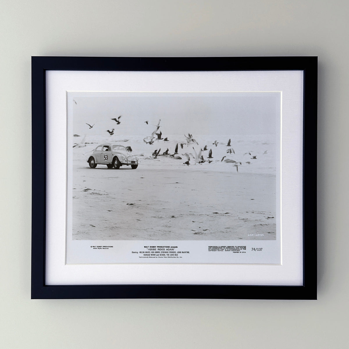 Herbie Rides Again (1974) Film Movie Press Publicity Still Framed