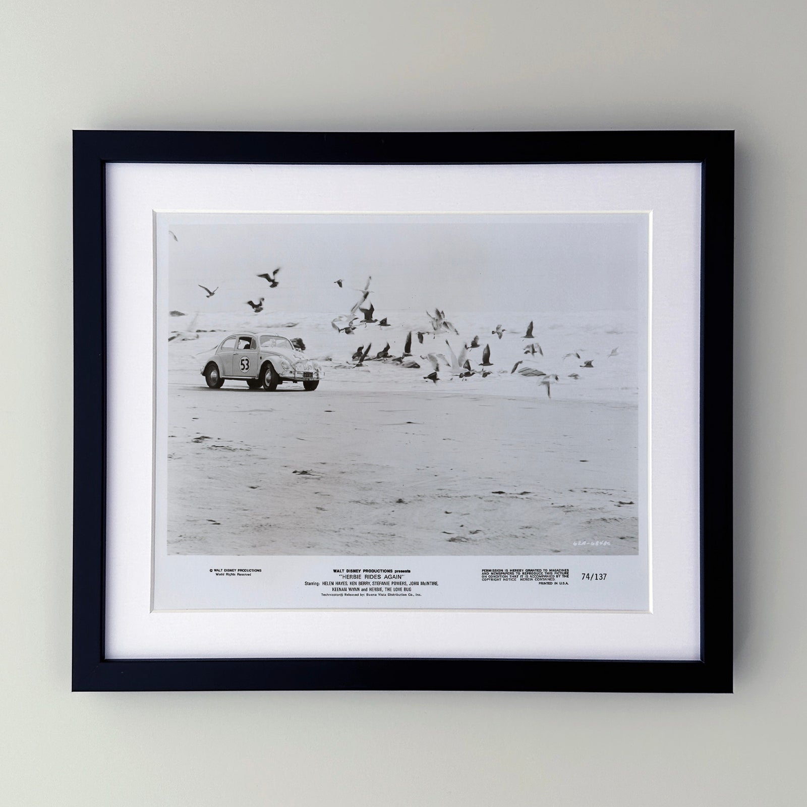 Herbie Rides Again (1974) Film Movie Press Publicity Still Framed