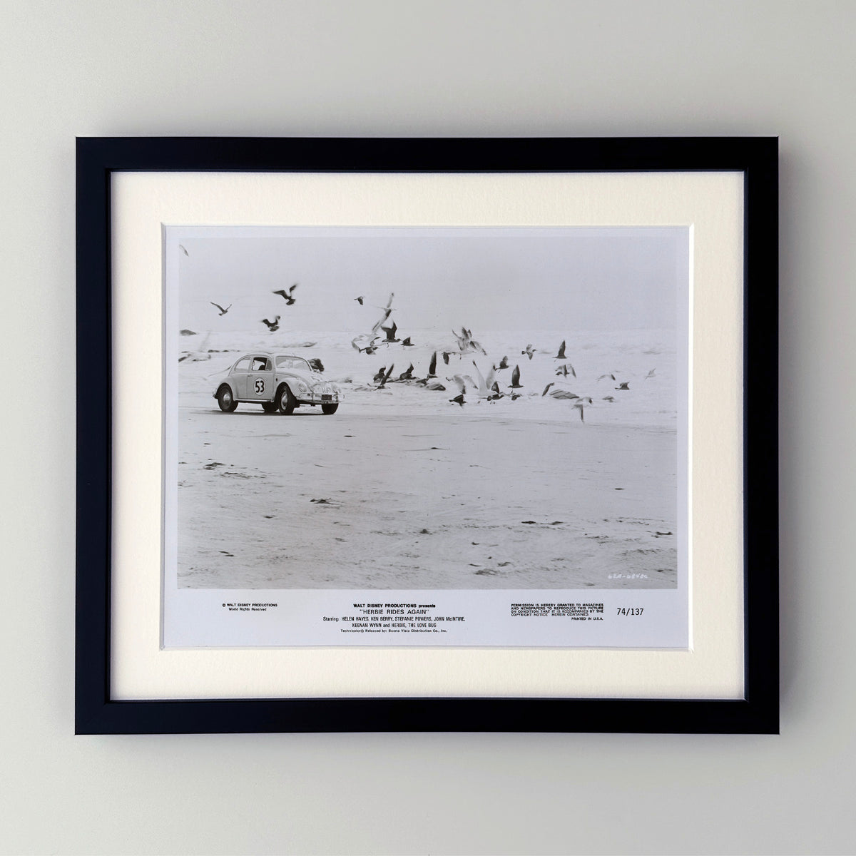 Herbie Rides Again (1974) Film Movie Press Publicity Still Framed