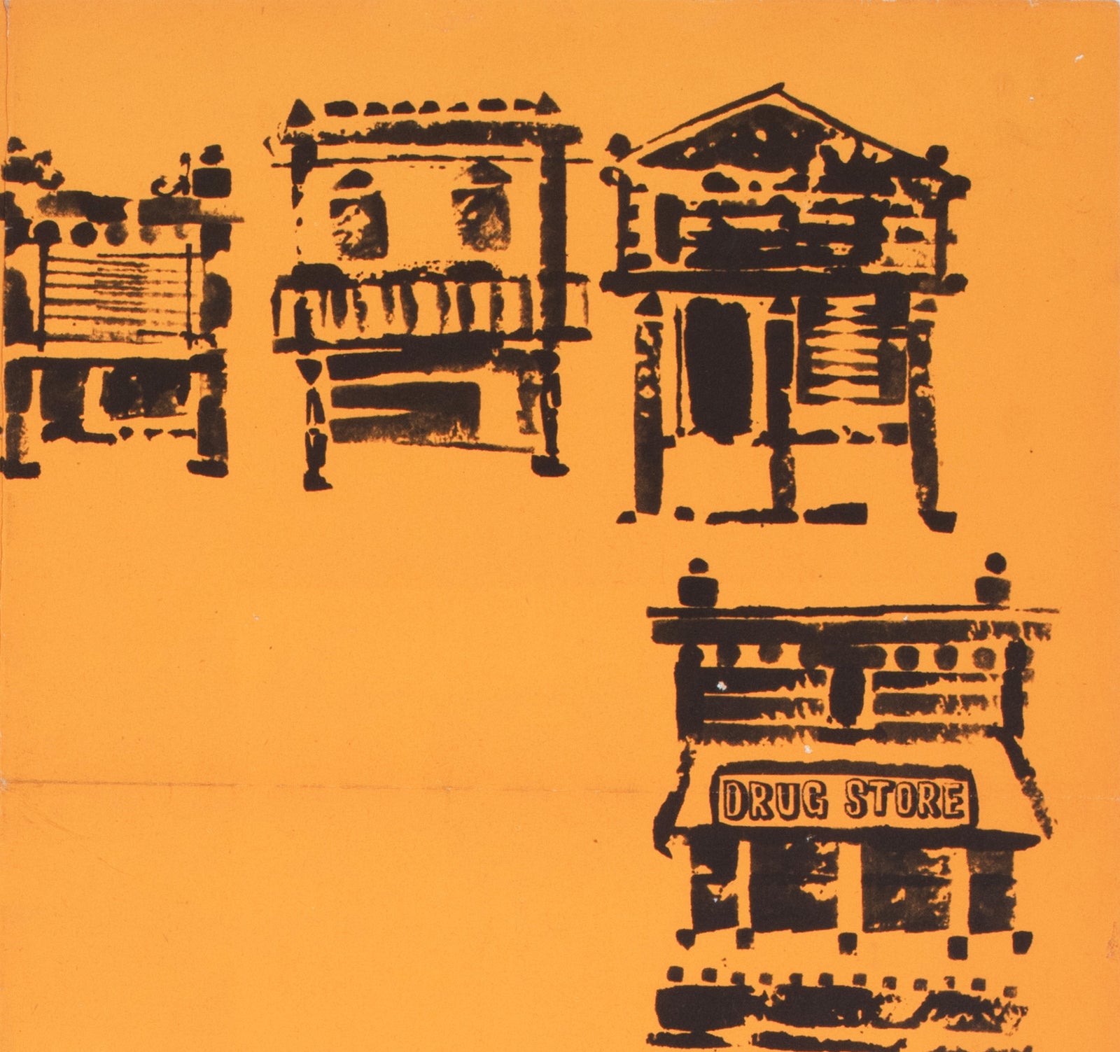 High Noon 1965 East German A1 Film Poster Fred Westphal - detail
