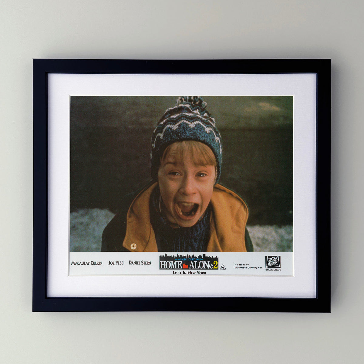 Home Alone 2 1992 Film Movie Lobby Card Framed