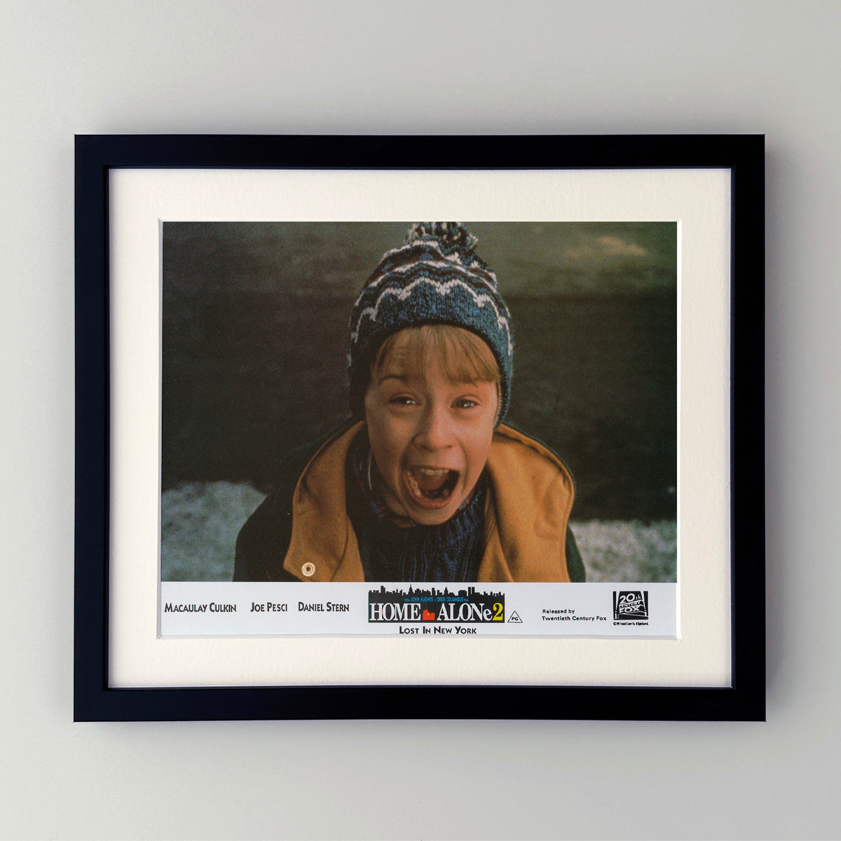 Home Alone 2 1992 Film Movie Lobby Card Framed