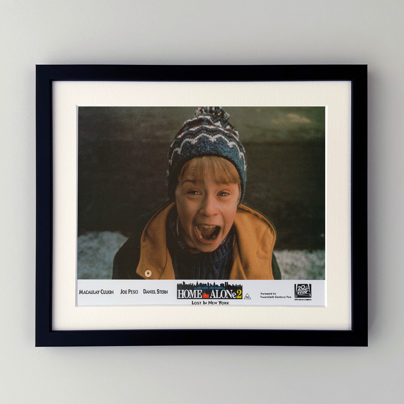 Home Alone 2 1992 Film Movie Lobby Card Framed