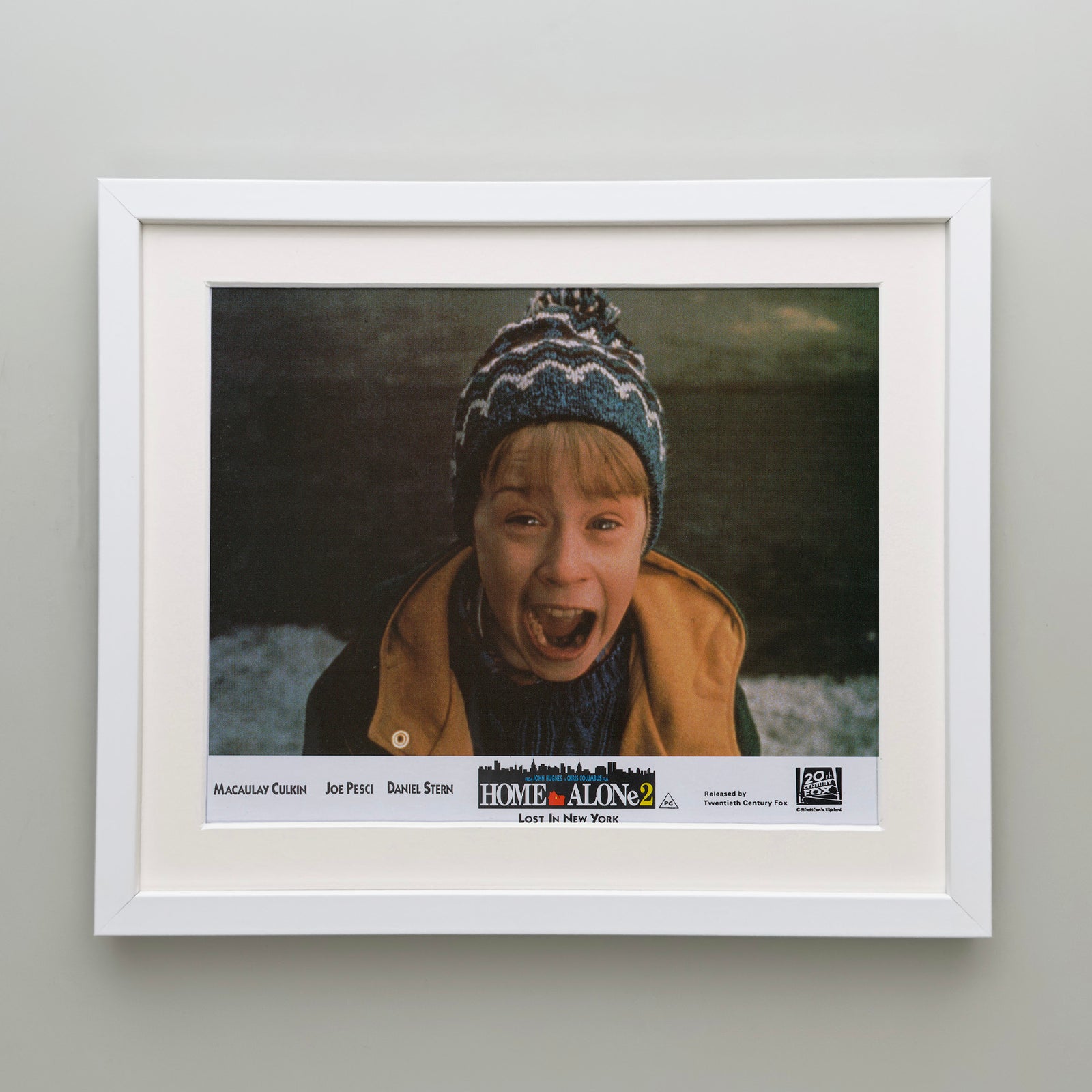Home Alone 2 1992 Film Movie Lobby Card Framed