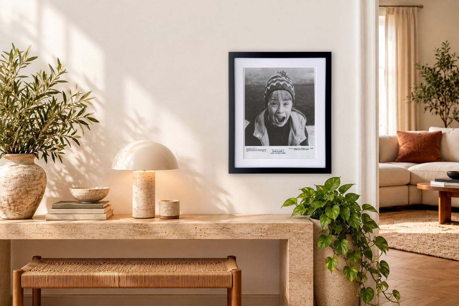 Home Alone 2 (1992) Film Movie Press Publicity Still Framed