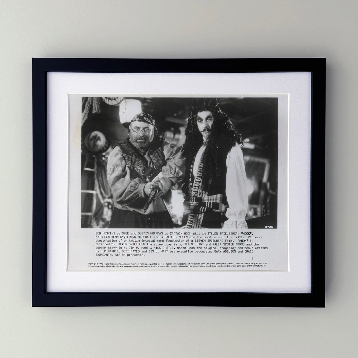 Hook 1991 Film Movie Press Publicity Still Framed