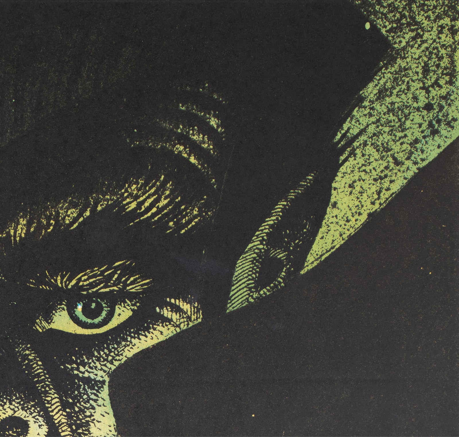 Horror of Dracula 1970 Swedish Film Poster Hans Arnold - detail