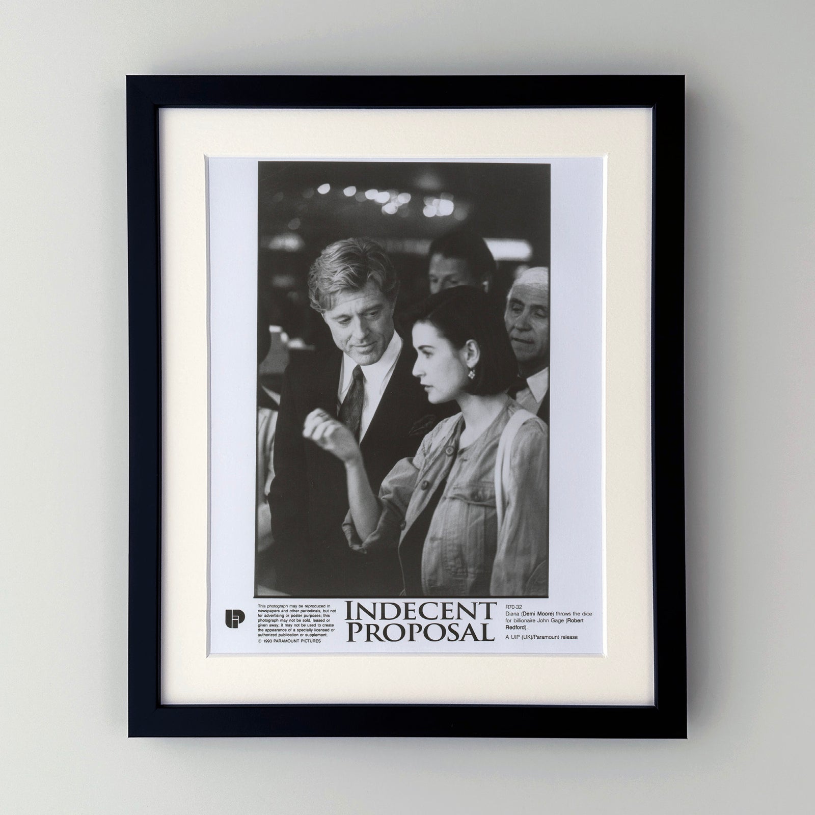 Indecent Proposal 1993 Film Movie Press Publicity Still Framed