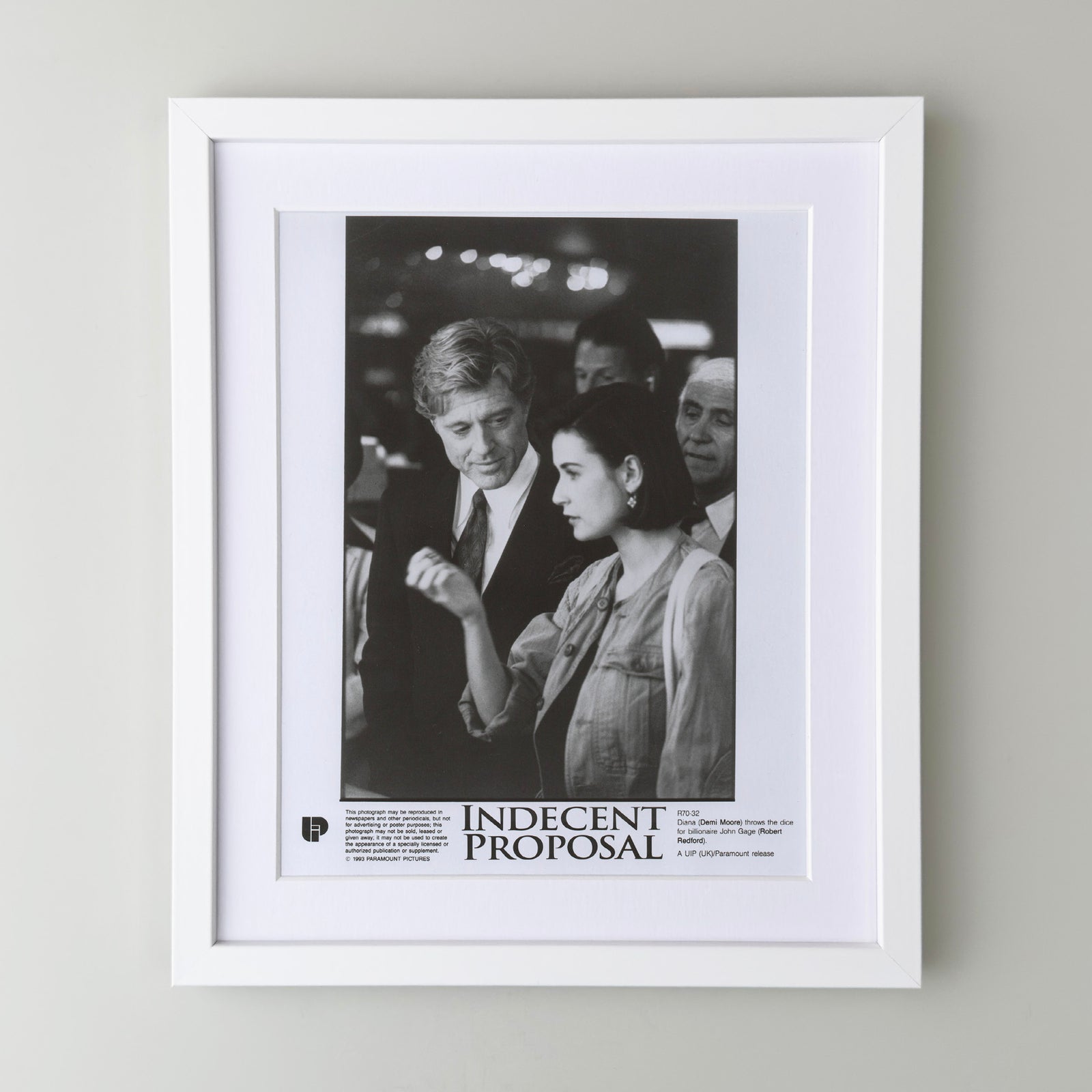 Indecent Proposal 1993 Film Movie Press Publicity Still Framed